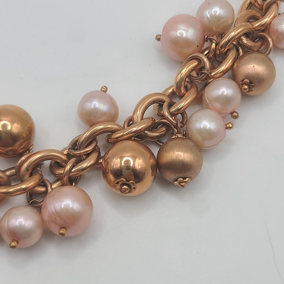 Honora Bronze Italy Pink Bronze Tone 7.5" - Picture 5 of 10